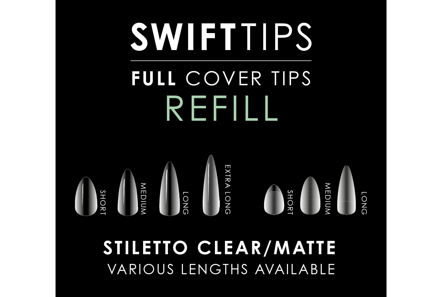 Stiletto Refill Bag Tips