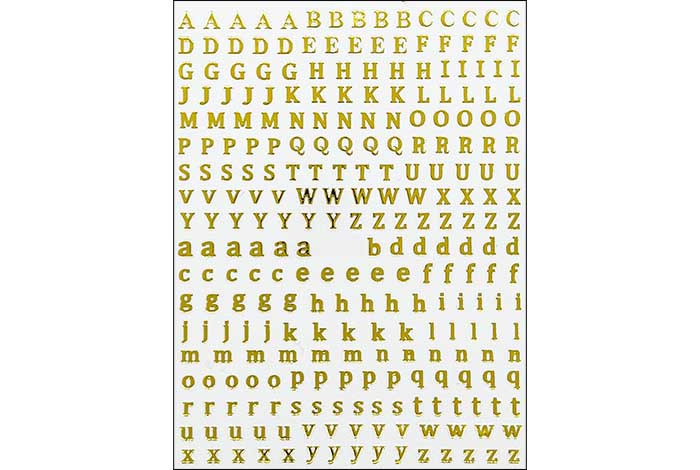 41 - Pegatinas De Letras