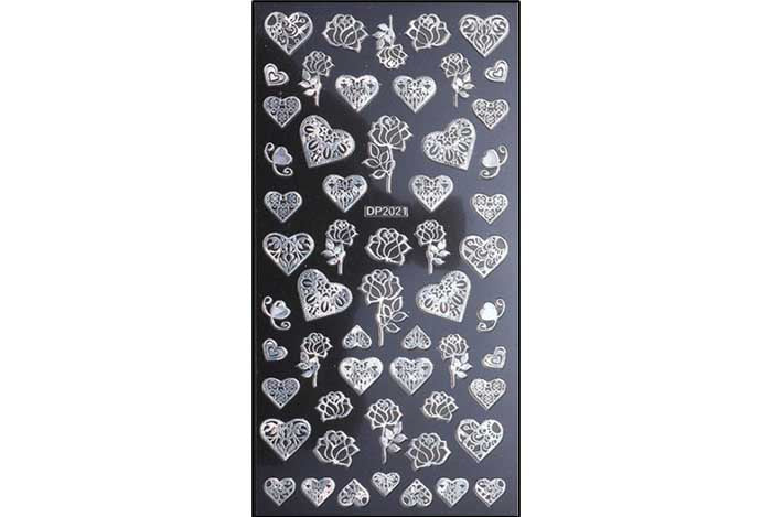 49 - Pegatinas de Rosas y Corazones