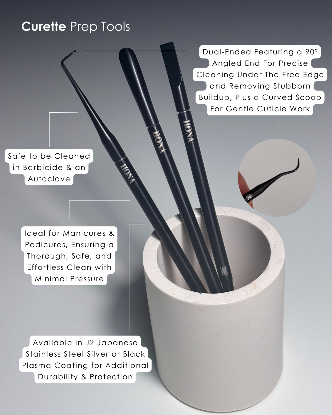 Cepillo de gel plano grande 