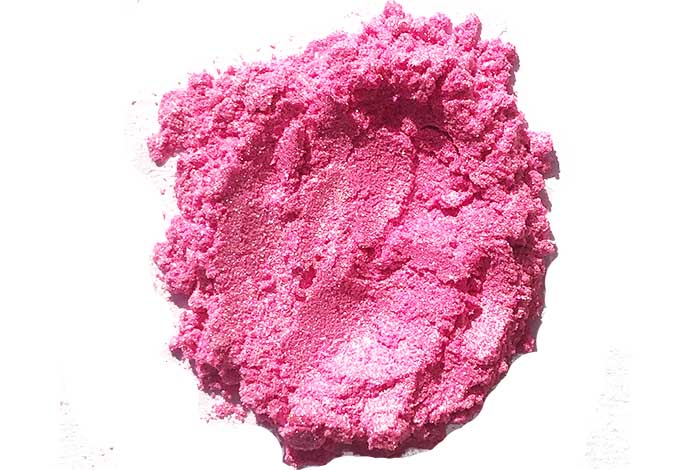 Polvo de mica rosa Barbie 