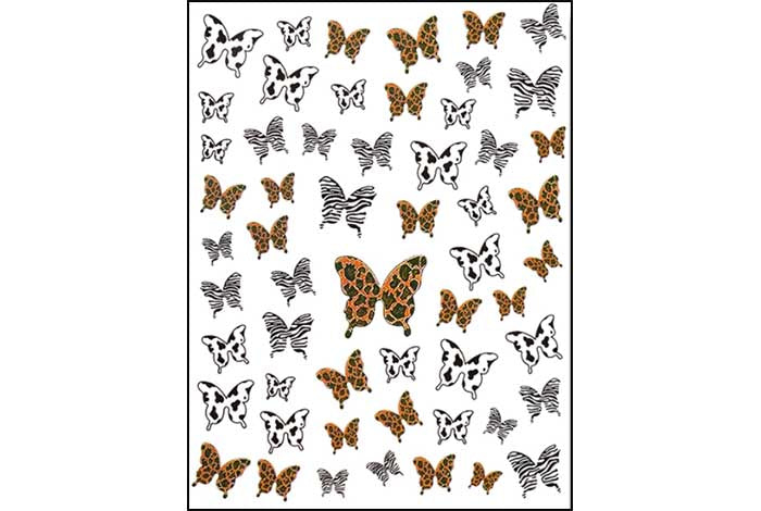 9 - Pegatinas de mariposas 
