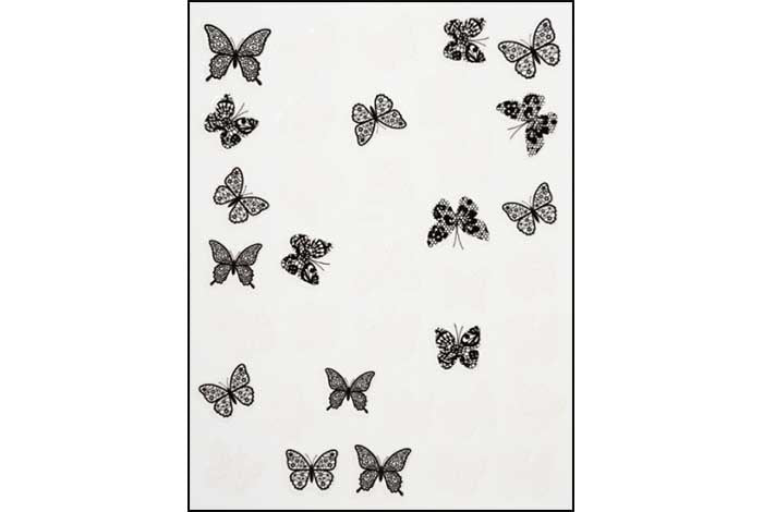 9 - Pegatinas de mariposas 