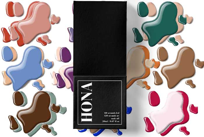 Colección completa de esmaltes en gel 