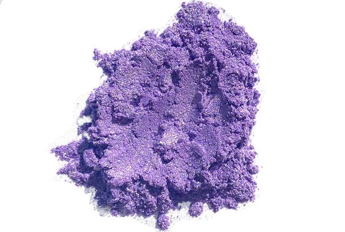 Polvo de mica violeta claro 