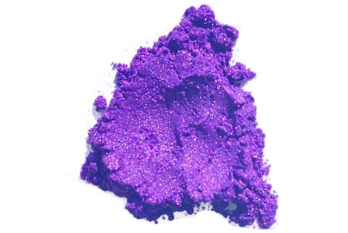 Polvo de mica púrpura intenso 