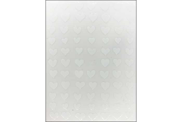 Pegatinas de uñas de corazón 